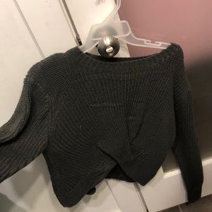cropped sweater